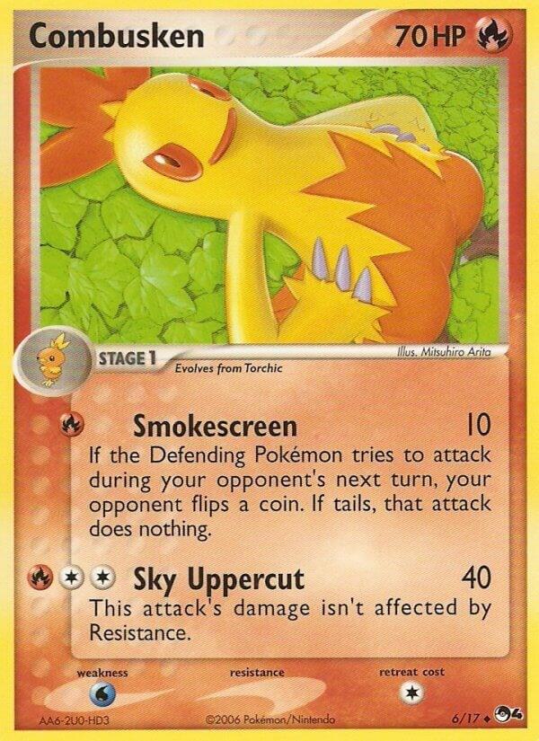 Pokemon Combusken 6/17 POP Series 4