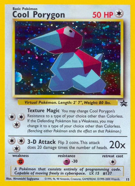 Pokemon Cool Porygon #15 WOTC Promo