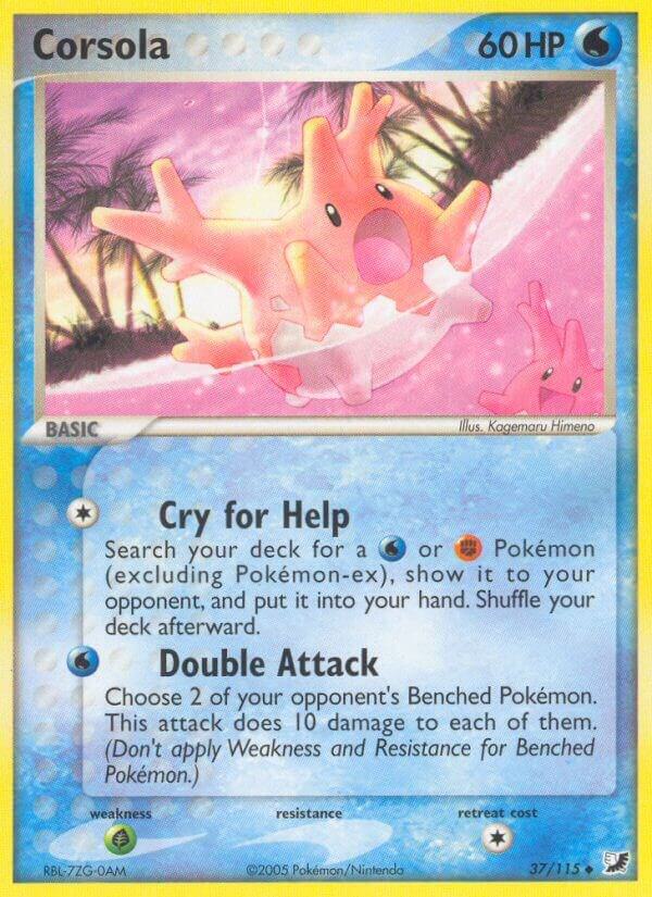Pokemon Corsola 37/115 Unseen Forces