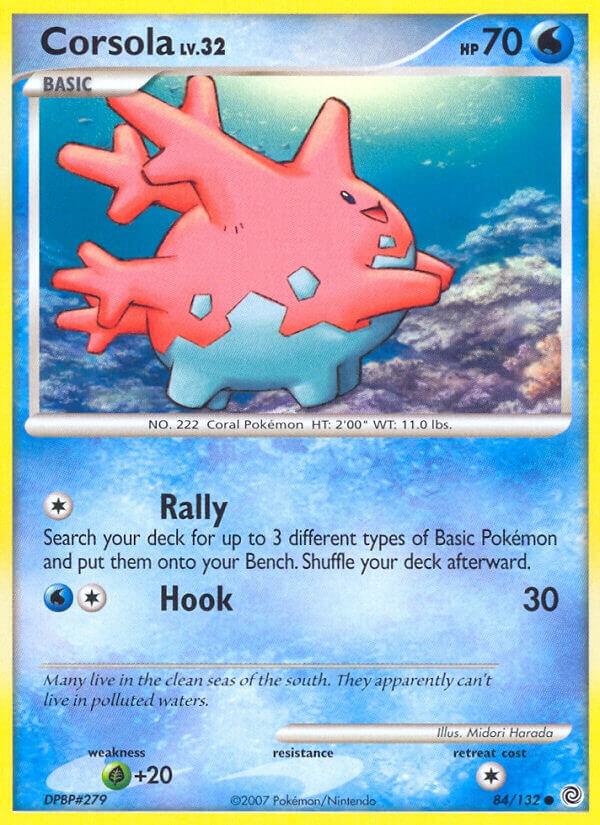 Pokemon Corsola 84/132 Secret Wonders
