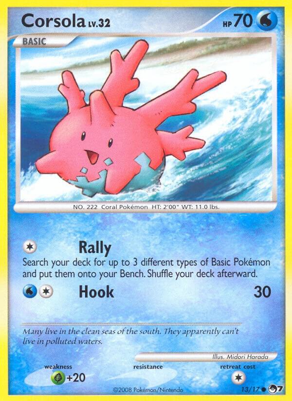 Pokemon Corsola 13/17 POP Series 7