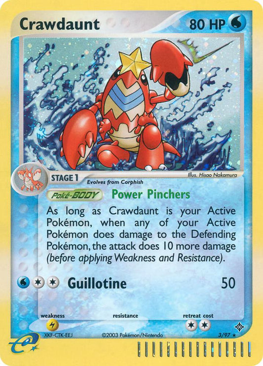 Pokemon Crawdaunt 3/100 Dragon