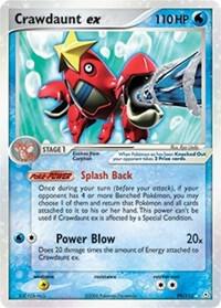 Pokemon Crawdaunt ex 99/110 Holon Phantoms