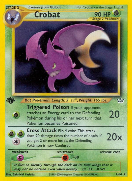Pokemon Crobat 4/64 Neo Revelation