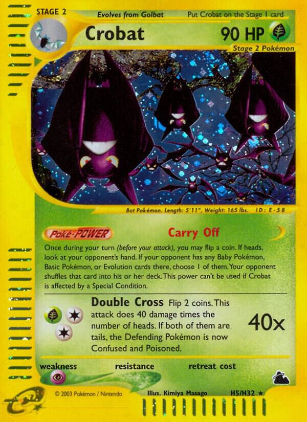 Pokemon Crobat H5/144 Skyridge