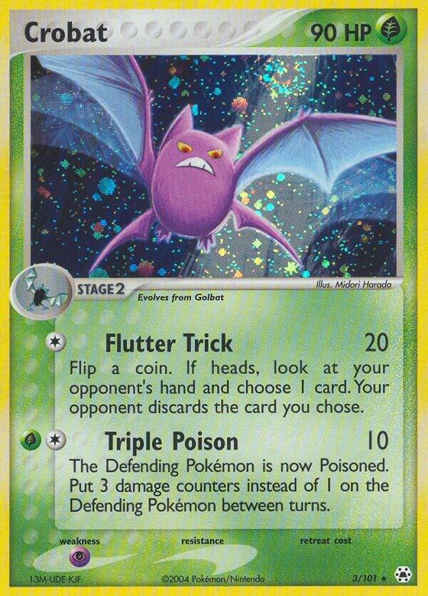 Pokemon Crobat 3/101 Hidden Legends