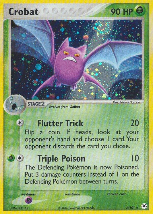 Pokemon Crobat 3/101 Hidden Legends