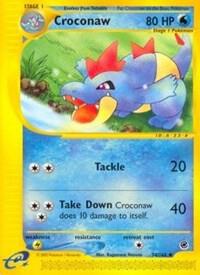 Pokemon Croconaw 74/165 Expedition Base Set
