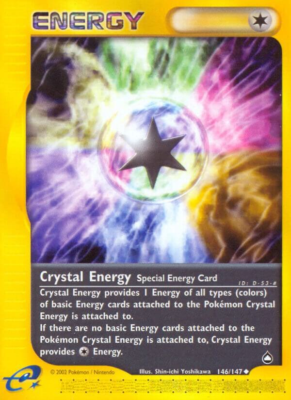 Pokemon Crystal Energy 146/147 Aquapolis