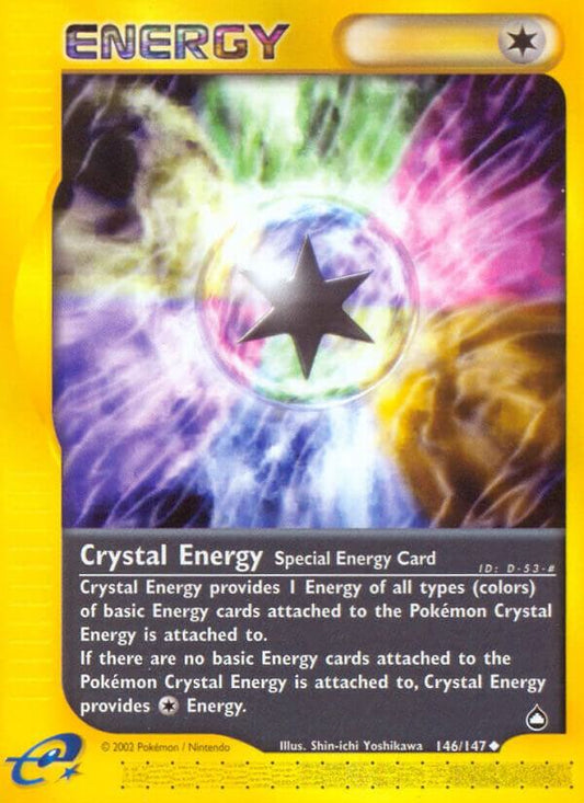 Pokemon Crystal Energy 146/147 Aquapolis