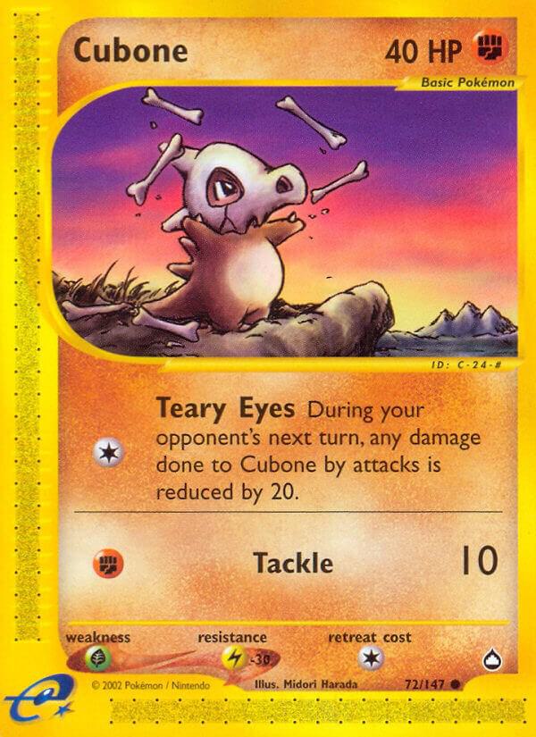 Pokemon Cubone 72/147 Aquapolis