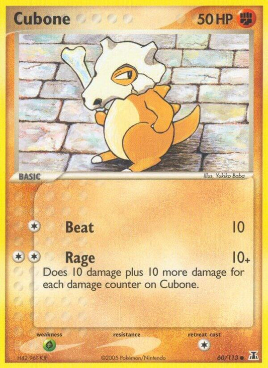 Pokemon Cubone 60/113 Delta Species