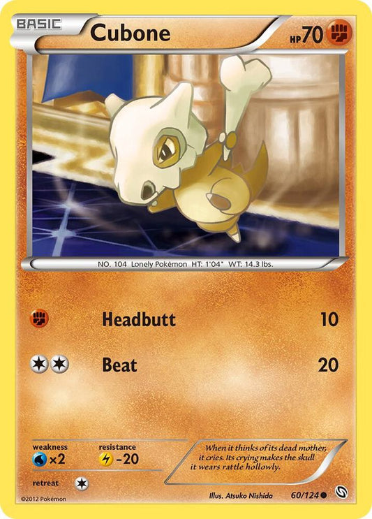 Pokemon Cubone 60/124 Dragons Exalted