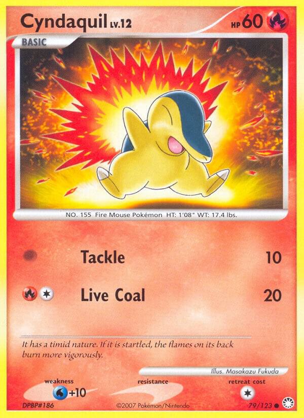 Pokemon Cyndaquil 79/123 Mysterious Treasures