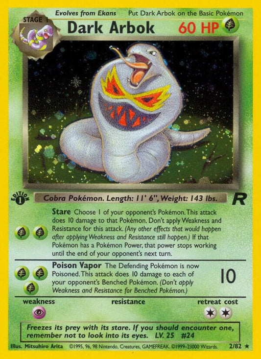 Pokemon Dark Arbok #2 Team Rocket