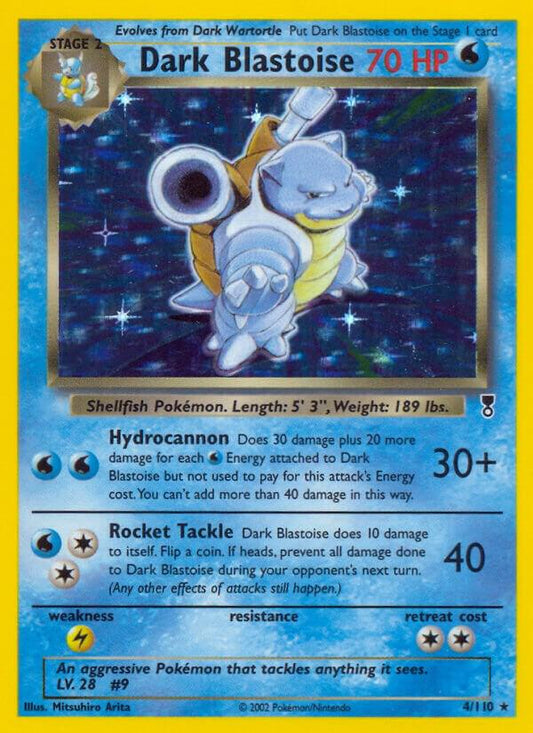 Pokemon Dark Blastoise 4/110 Legendary Collection