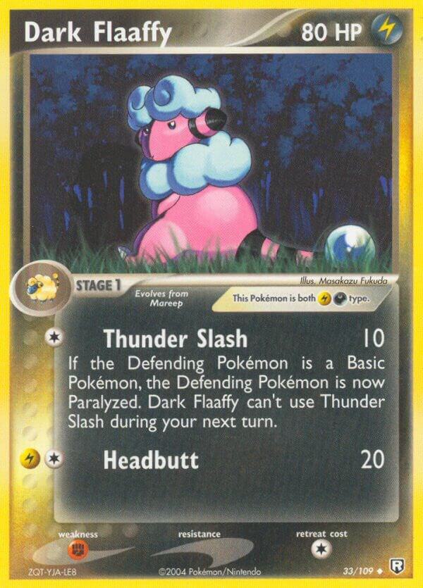 Pokemon Dark Flaaffy 33/109 Team Rocket Returns