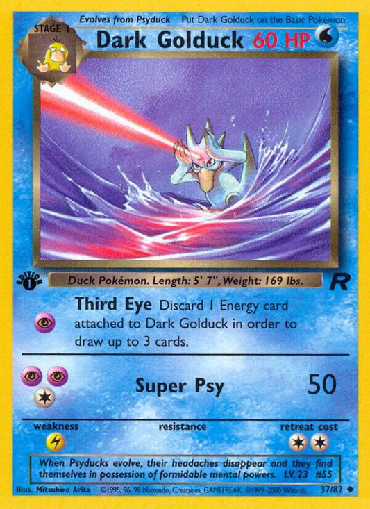 Pokemon Dark Golduck #37 Team Rocket