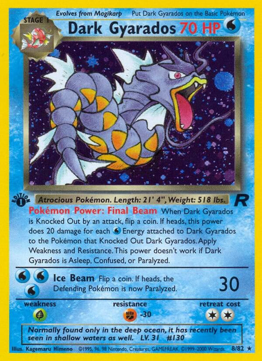 Pokemon Dark Gyarados #8 Team Rocket