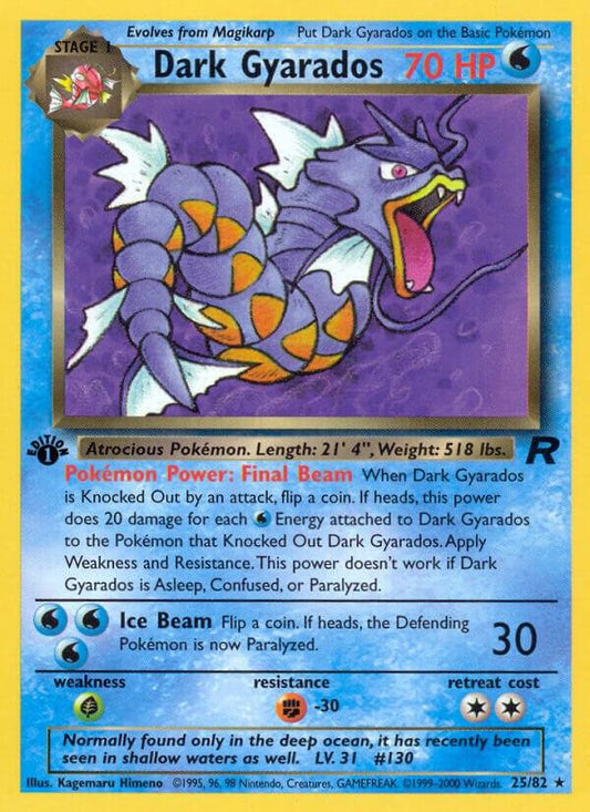 Pokemon Dark Gyarados #25 Team Rocket