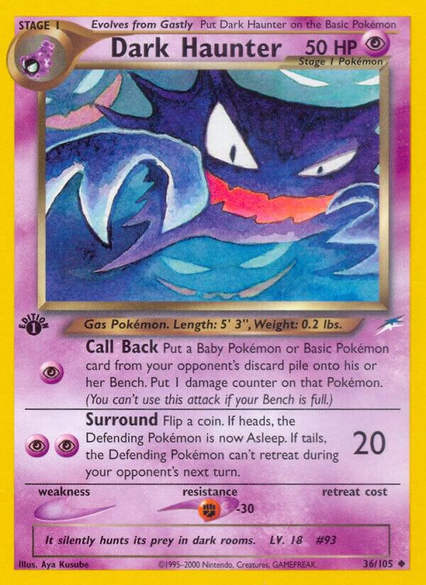 Pokemon Dark Haunter 36/105 Neo Destiny