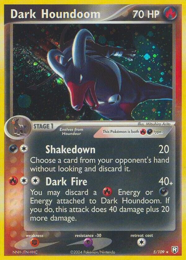 Pokemon Dark Houndoom 5/109 Team Rocket Returns