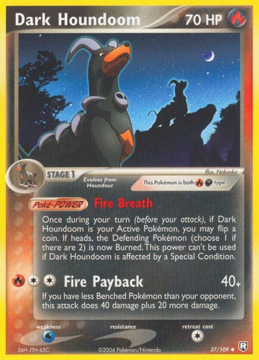 Pokemon Dark Houndoom 37/109 Team Rocket Returns