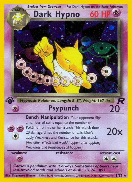 Pokemon Dark Hypno #9 Team Rocket