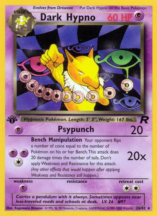 Pokemon Dark Hypno #26 Team Rocket