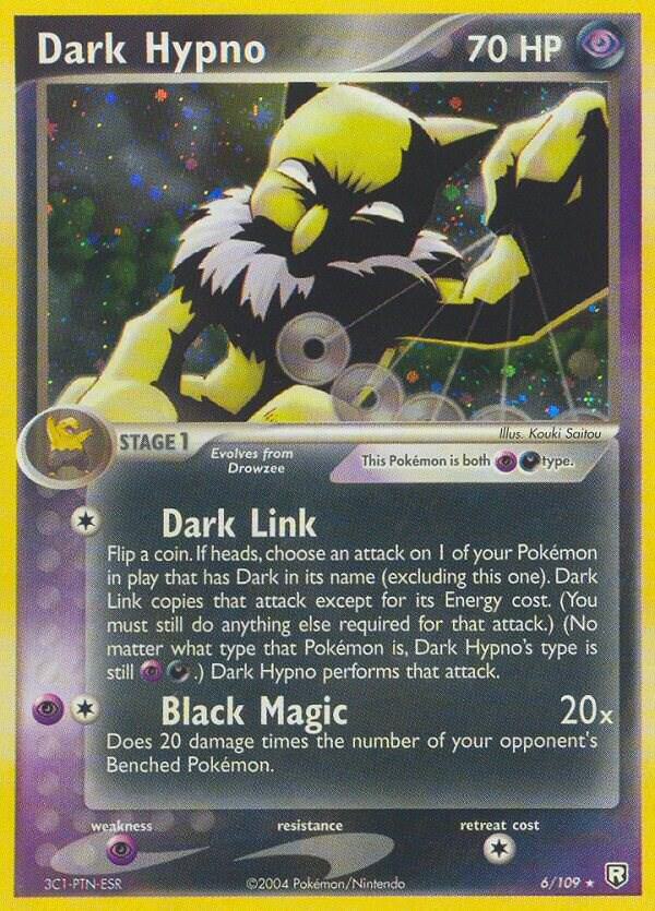 Pokemon Dark Hypno 6/109 Team Rocket Returns