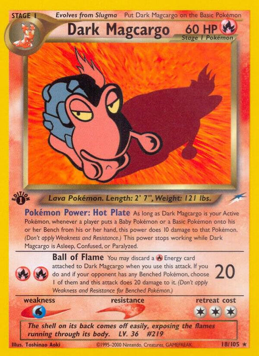 Pokemon Dark Magcargo 18/105 Neo Destiny