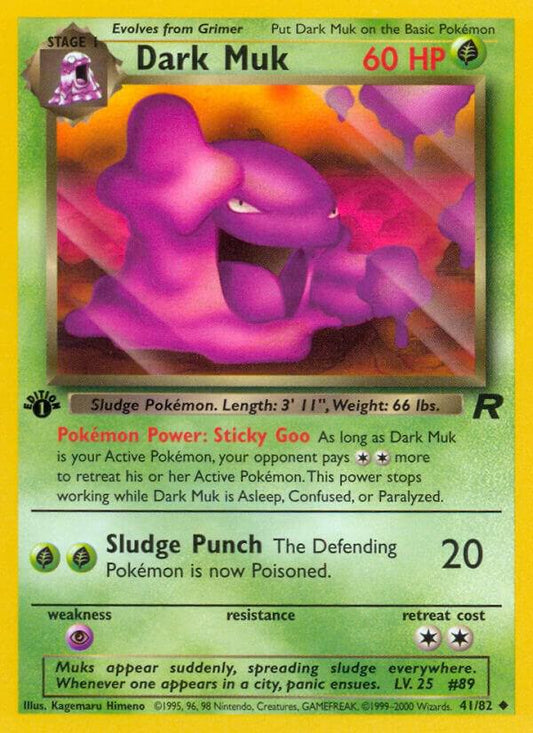 Pokemon Dark Muk #41 Team Rocket
