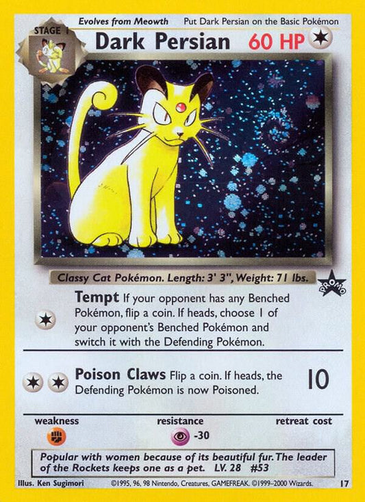 Pokemon Dark Persian #17 WOTC Promo