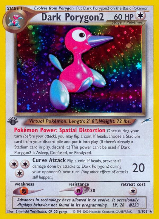 Pokemon Dark Porygon2 8/105 Neo Destiny