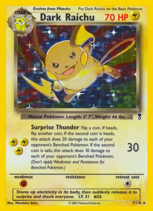 Pokemon Dark Raichu 7/110 Legendary Collection