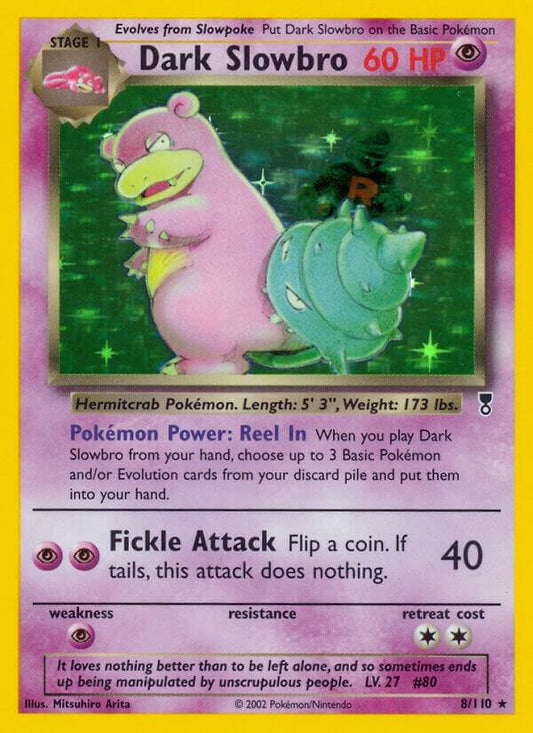 Pokemon Dark Slowbro 8/110 Legendary Collection
