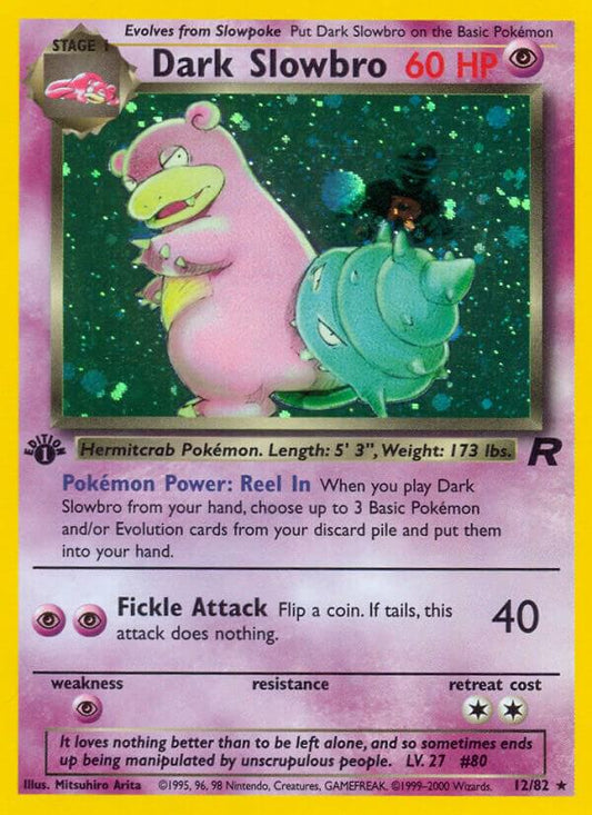 Pokemon Dark Slowbro #12 Team Rocket
