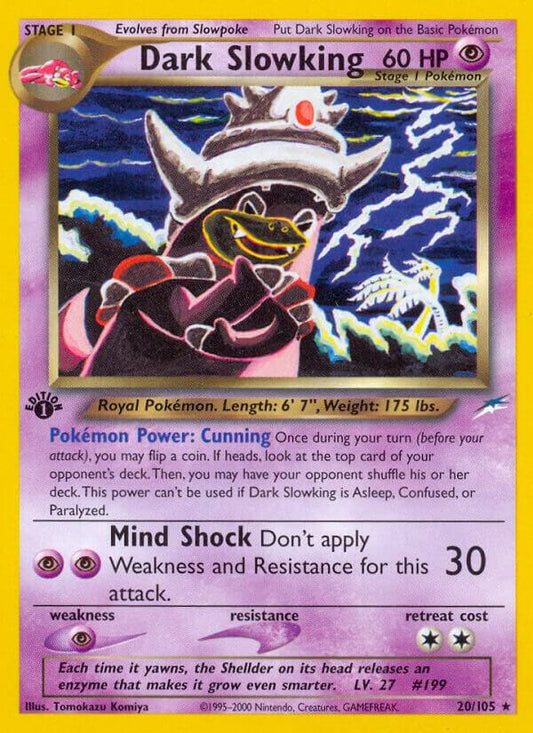 Pokemon Dark Slowking 20/105 Neo Destiny