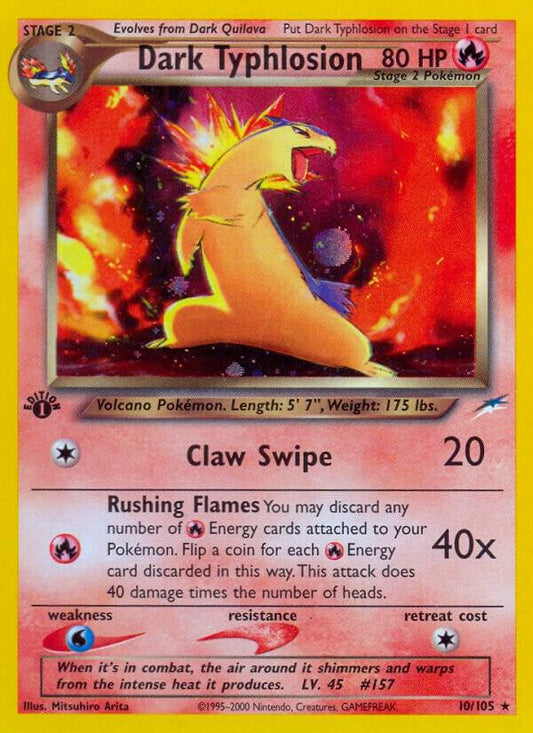 Pokemon Dark Typhlosion 10/105 Neo Destiny