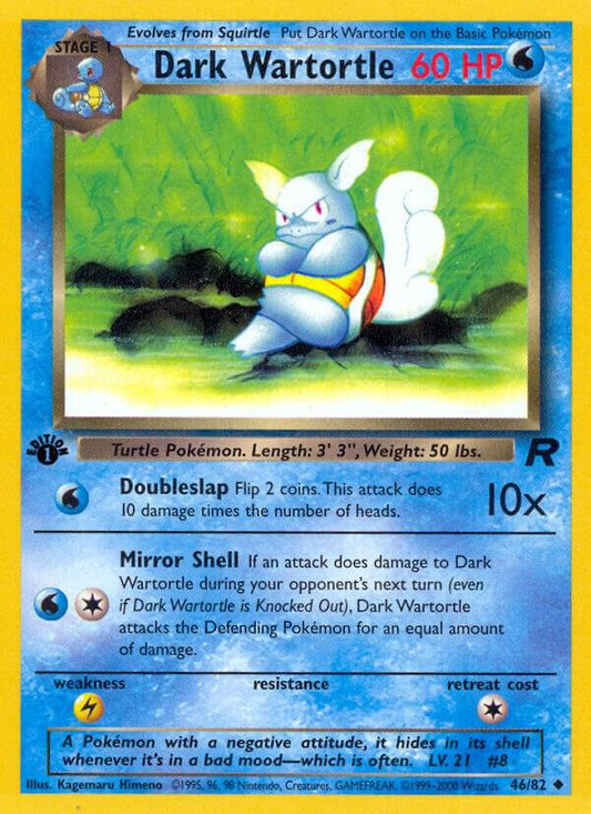 Pokemon Dark Wartortle #46 Team Rocket