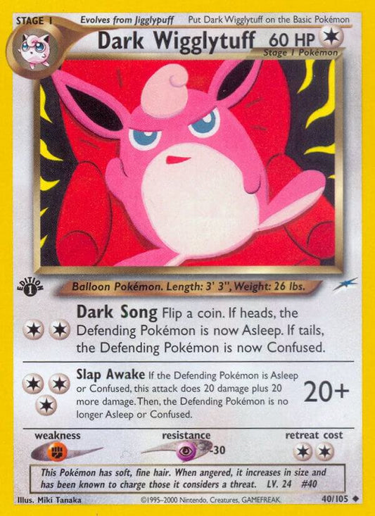 Pokemon Dark Wigglytuff 40/105 Neo Destiny