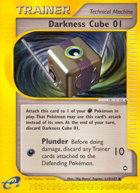 Pokemon Darkness Cube 01 119/147 Aquapolis