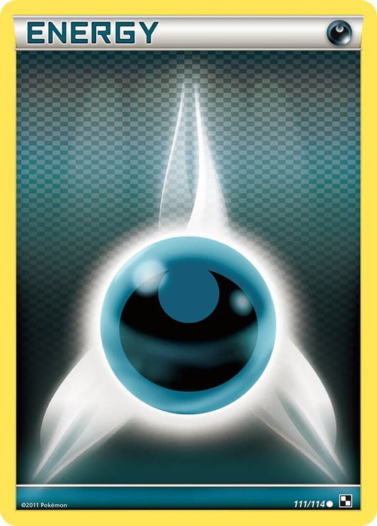 Pokemon Darkness Energy 111/114 Black & White