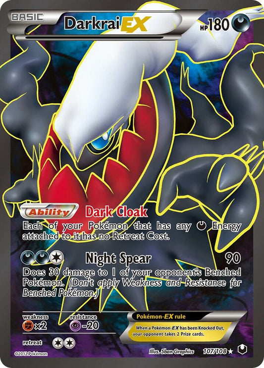 Pokemon Darkrai EX 63/108 Dark Explorers