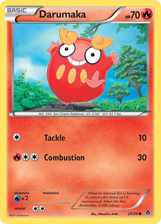 Pokemon Darumaka 20/98 Emerging Powers