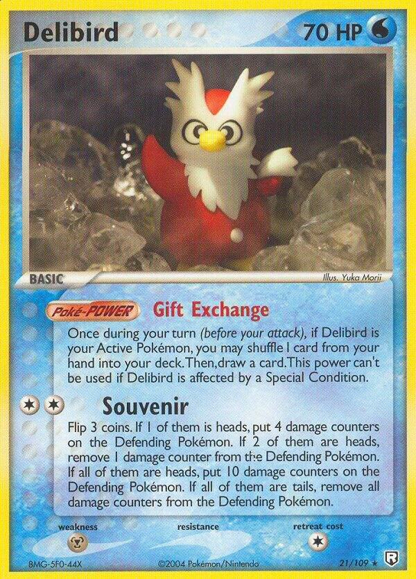 Pokemon Delibird 21/109 Team Rocket Returns