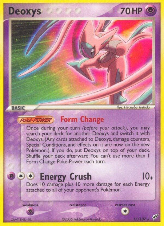 Pokemon Deoxys [Attack] 17/107 Deoxys