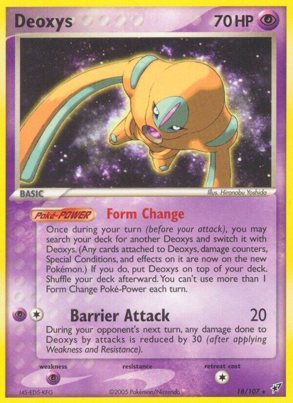 Pokemon Deoxys [Defense] 18/107 Deoxys