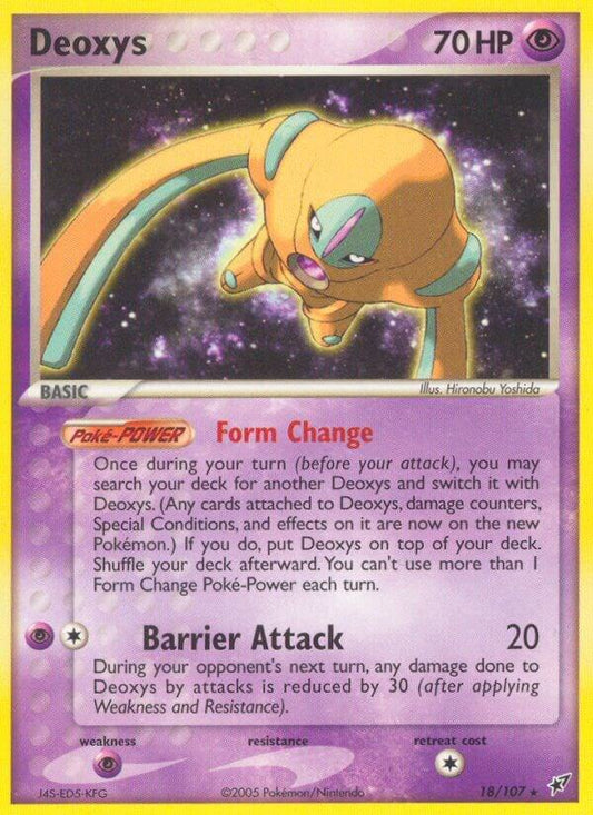 Pokemon Deoxys [Defense] 18/107 Deoxys
