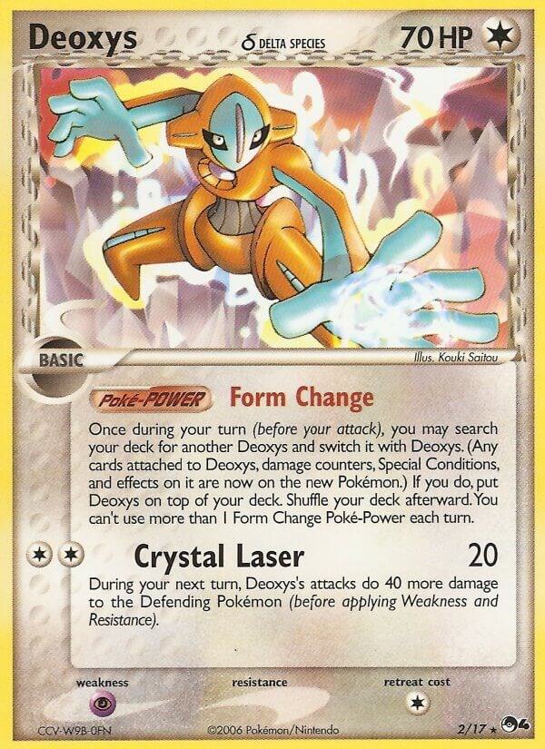 Pokemon Deoxys δ Normal 2/17 POP Series 4